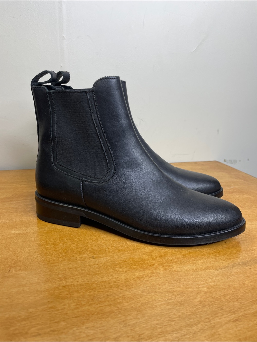 Thursday Boot Company Black Leather Chelsea Booties. Size 7.5